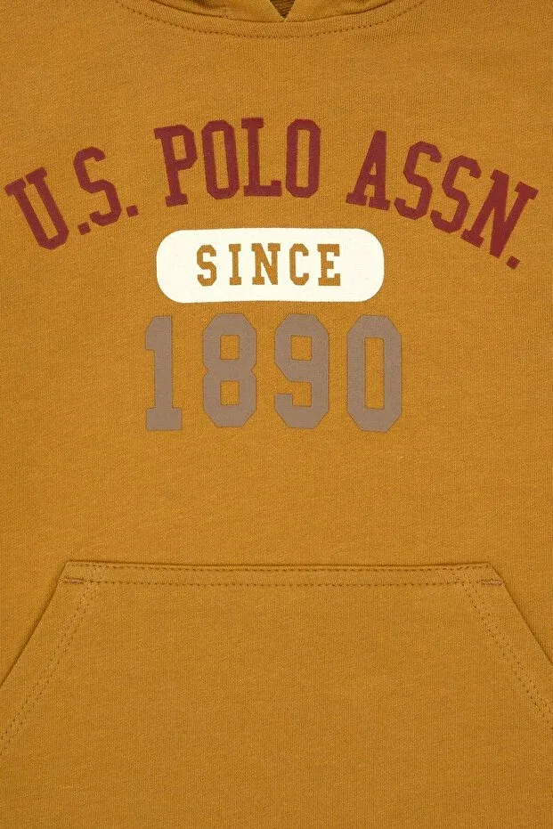 Детское худи для мальчиков с длинным рукавом U.S. Polo Assn., Oil — фото 4