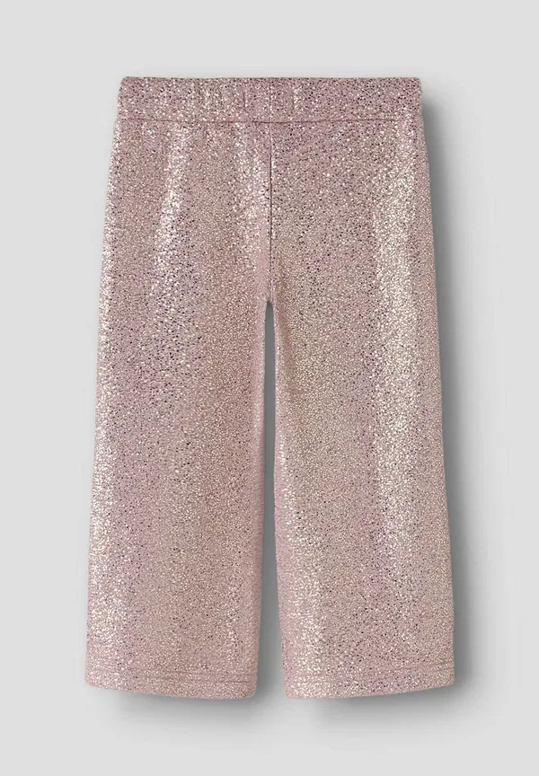 Брюки, фасон клеш, Regular fit, Name It, mauve mist, сиреневый — фото 2