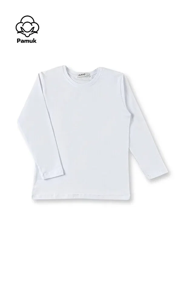 Детский комплект футболок с длинным рукавом Mk Mukko Kids, Red-Black-White — фото 3