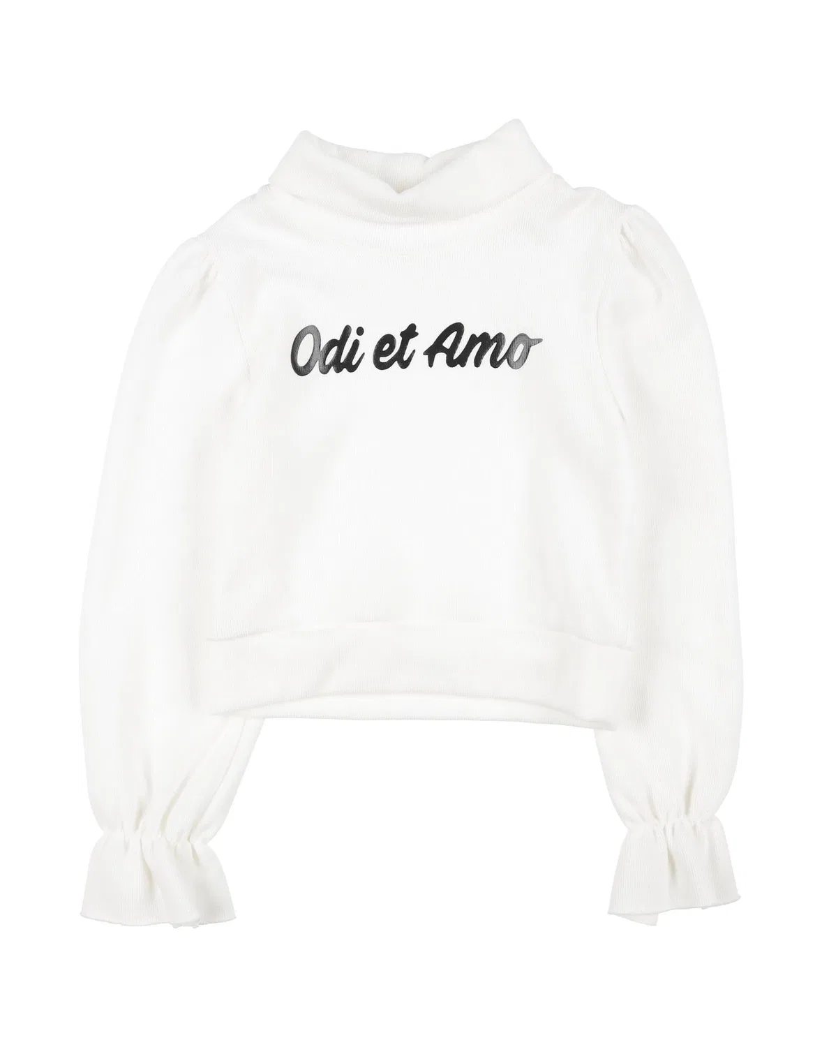 Свитшот с принтом Odi Et Amo, айвори