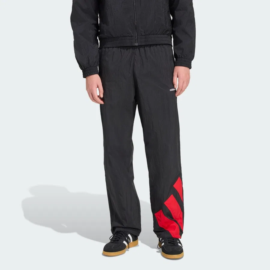 Спортивные штаны adidas Originals Adicolor Blocked, Черно-красный