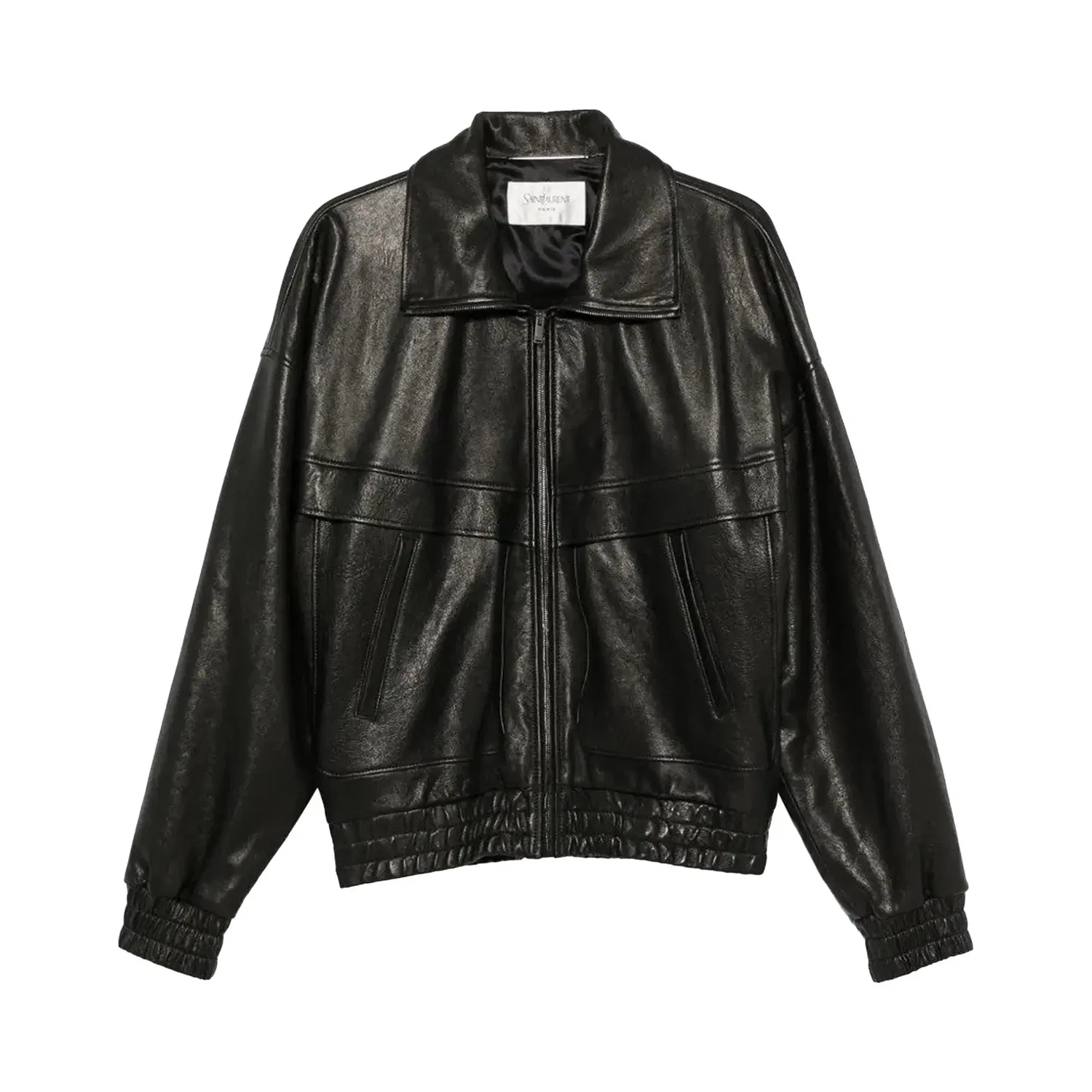 Куртка с воротником Collar Blouson Saint Laurent, Noir
