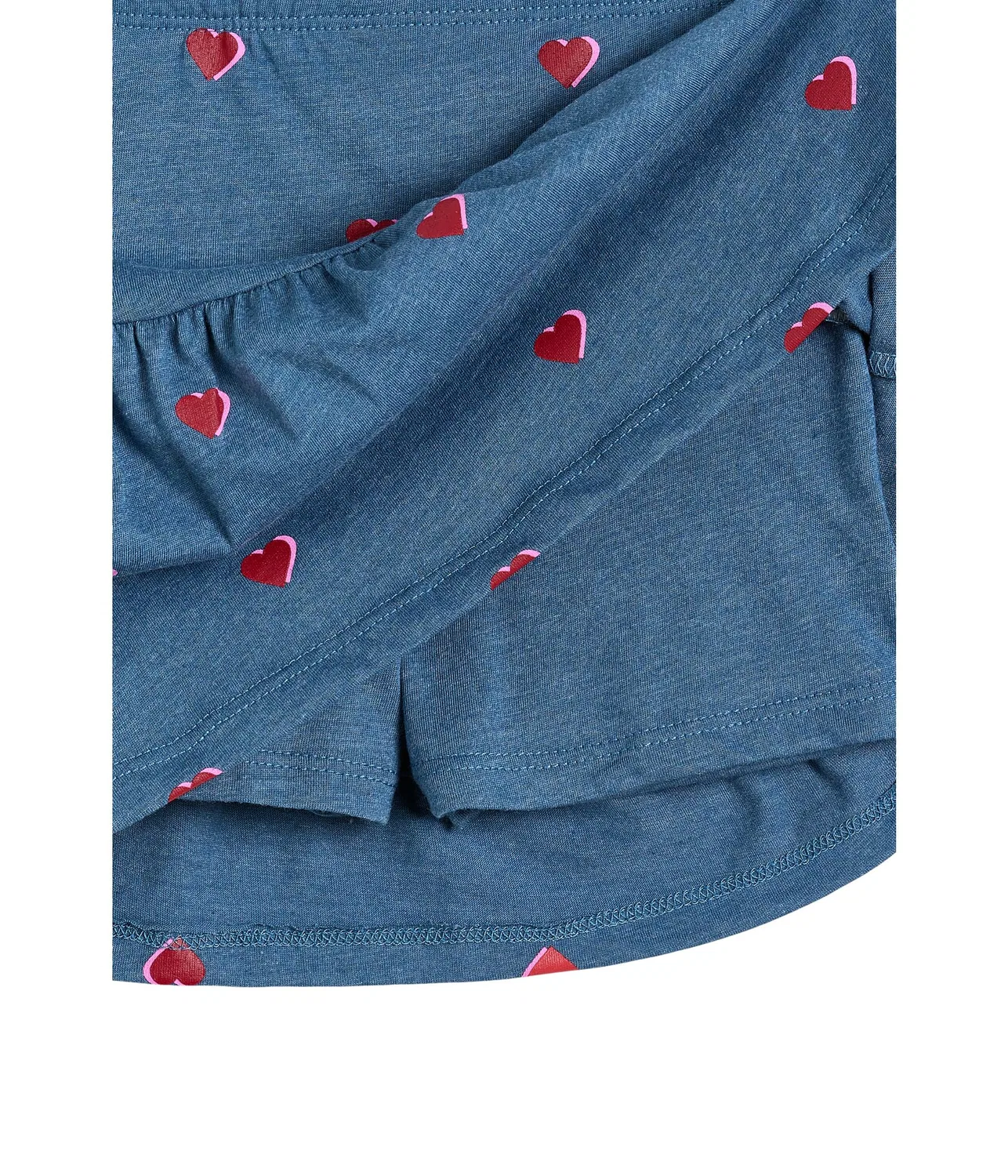 Юбка-шорты Tiny Hearts (для маленьких детей) Chaser Kids, Berry Navy — фото 3
