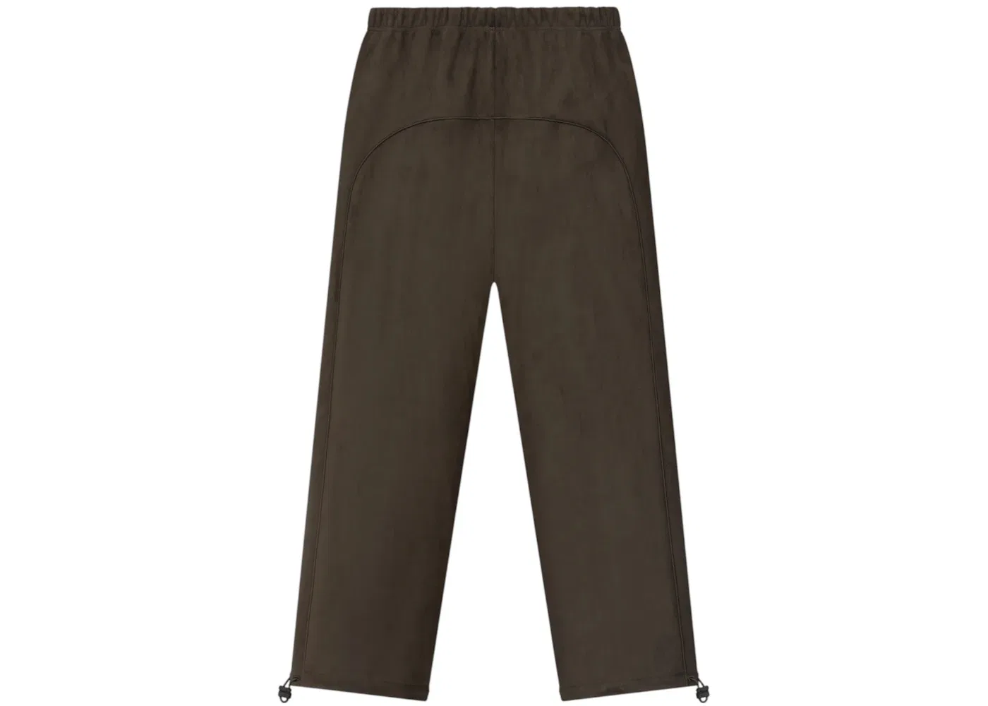 Мужские брюки из замшевого флиса Fear of God Essentials Signature Relaxed Pant, Brown — фото 2