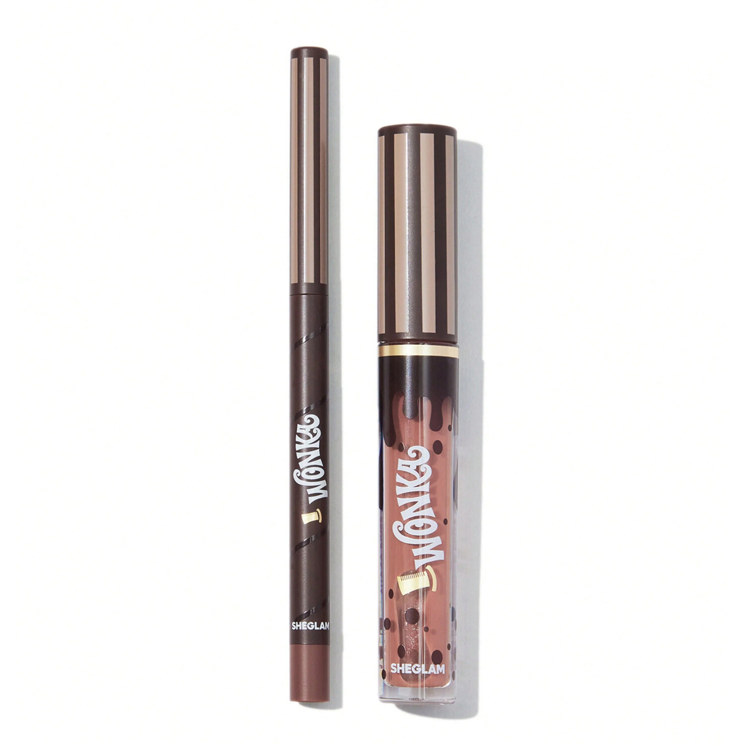 

Блеск и подводка для губ Sheglam x Willy Wonka Cocoa Kiss Lip Duo - Brownie Bite, 2 предмета