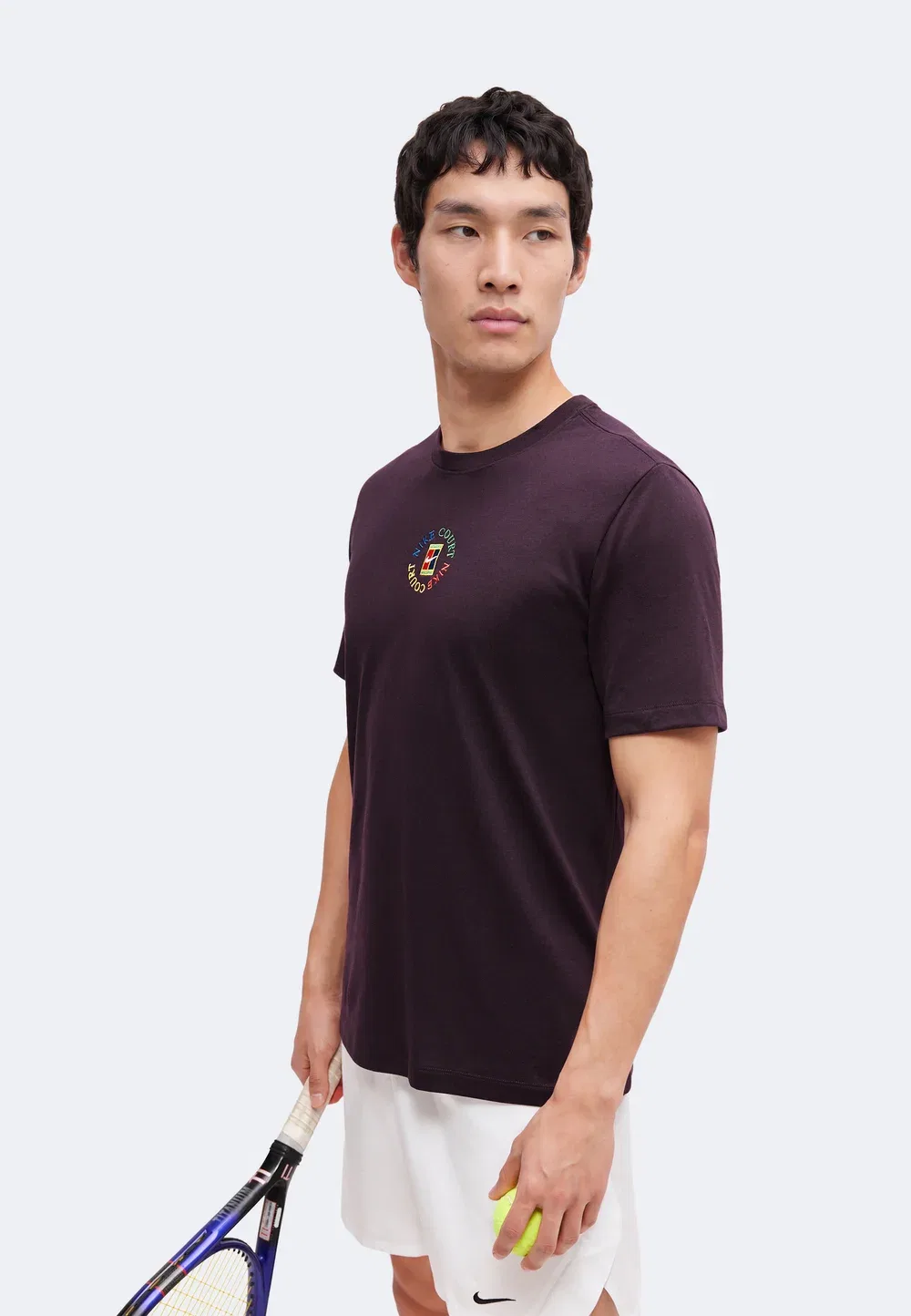 Футболка Tee Heritage - спортивная футболка Nike Performance, Burgundy Ash — фото 4