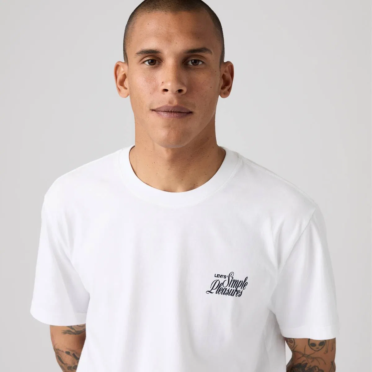 Свободная футболка с графическим принтом Levi's, Simple Pleasures White Plus - White — фото 2