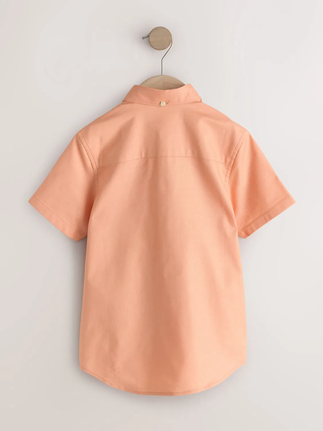 Рубашка оксфордская с коротким рукавом, хлопковая, Orange Next — фото 2