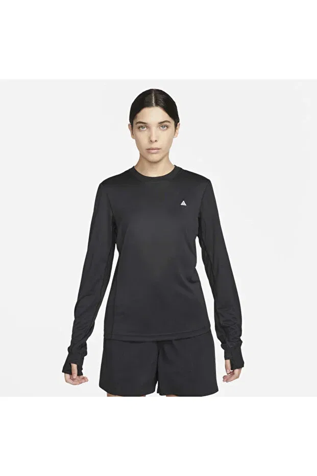 Женская футболка для бега с длинным рукавом Acg dri-fit adv goat rocks long-sleeve Nike, Black
