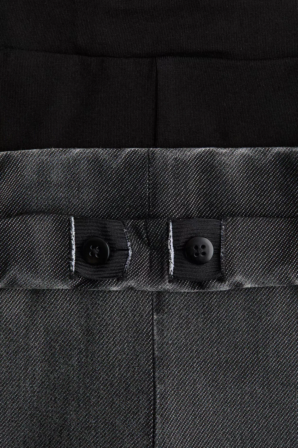 Набор из 2 джеггинсов H&M, Schwarz/Denimgrau — фото 2