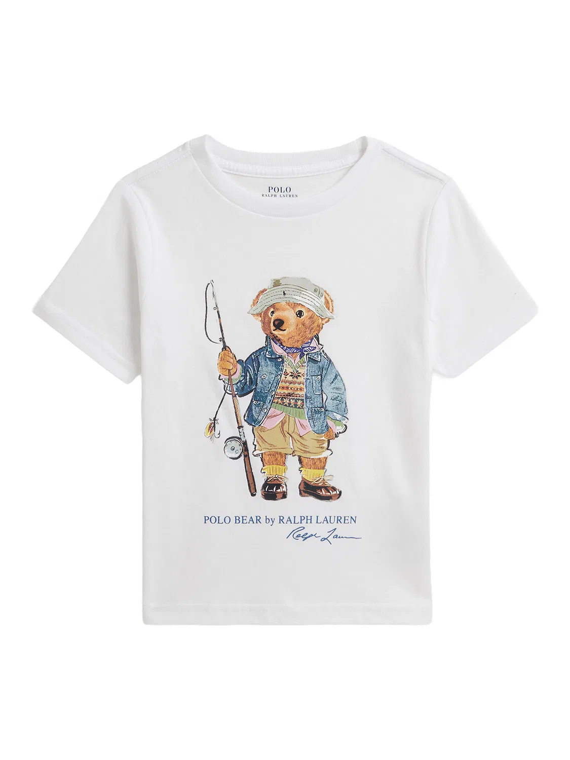 Футболка стандартного кроя для мальчика Polo Ralph Lauren, белый