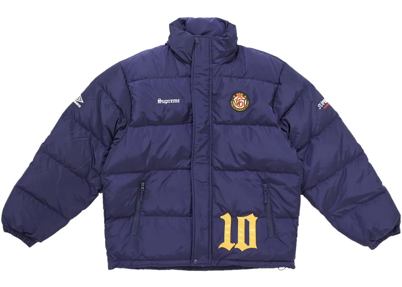 Мужская пуховая куртка-пуховик с принтом Jacket Supreme, Navy — фото 3