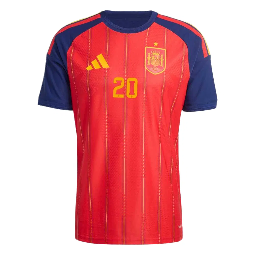 Детская футболка с коротким рукавом Spain Soccer Jerseys Adidas, Bright Red