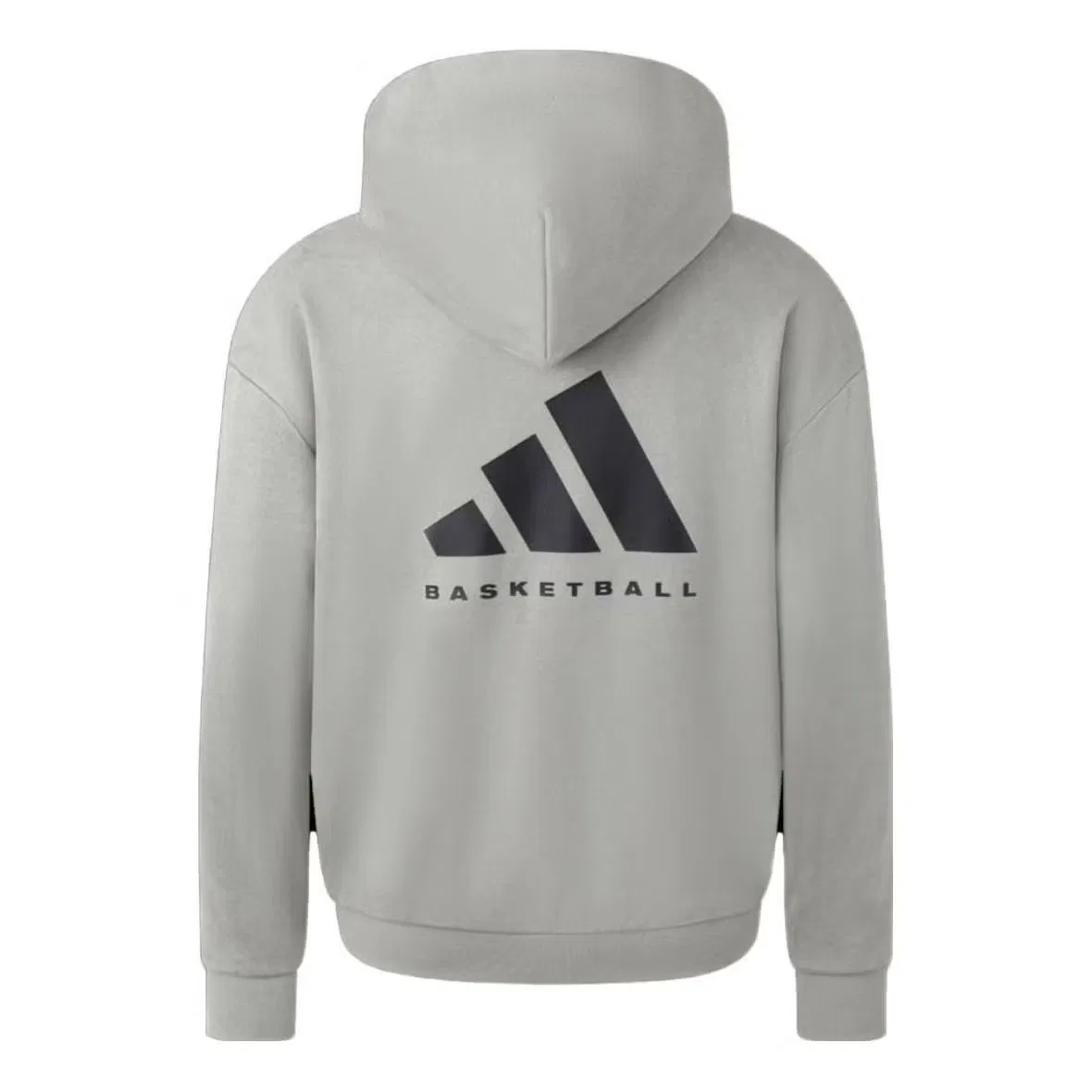Худи баскетбольное с замшевой отделкой Adidas, кунжутный