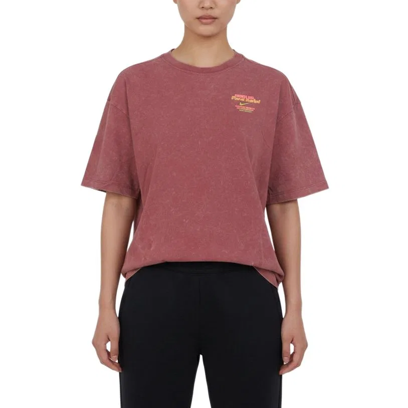 Футболка с круглым вырезом, Nike, Burgundy