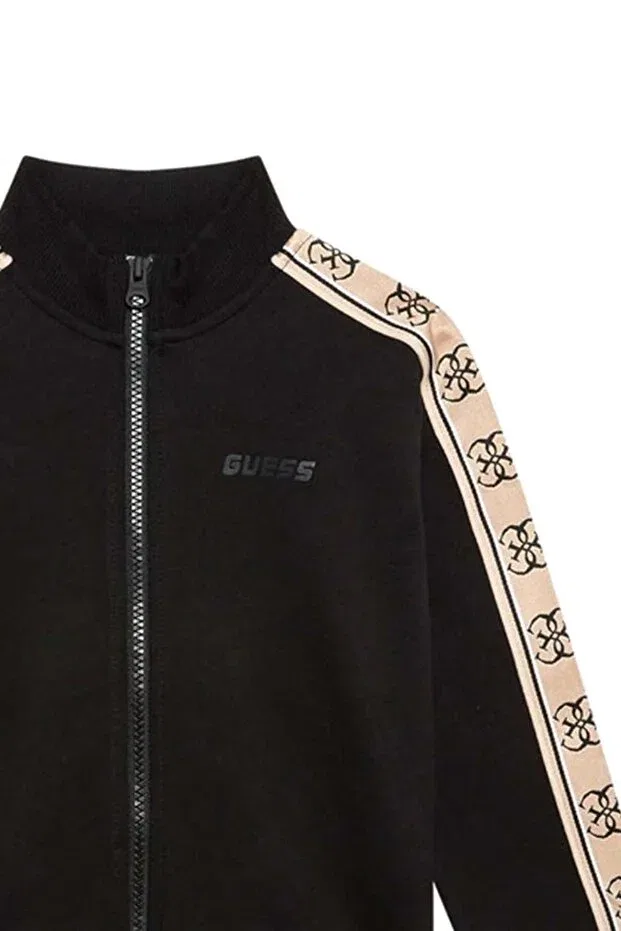Детская для девочек свитшот с длинным рукавом Guess, Jblk — фото 2