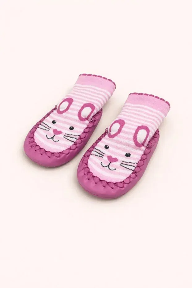 Детские носочки для новорожденных с принтом Basics Numix Baby Kids, Fuchsia — фото 4