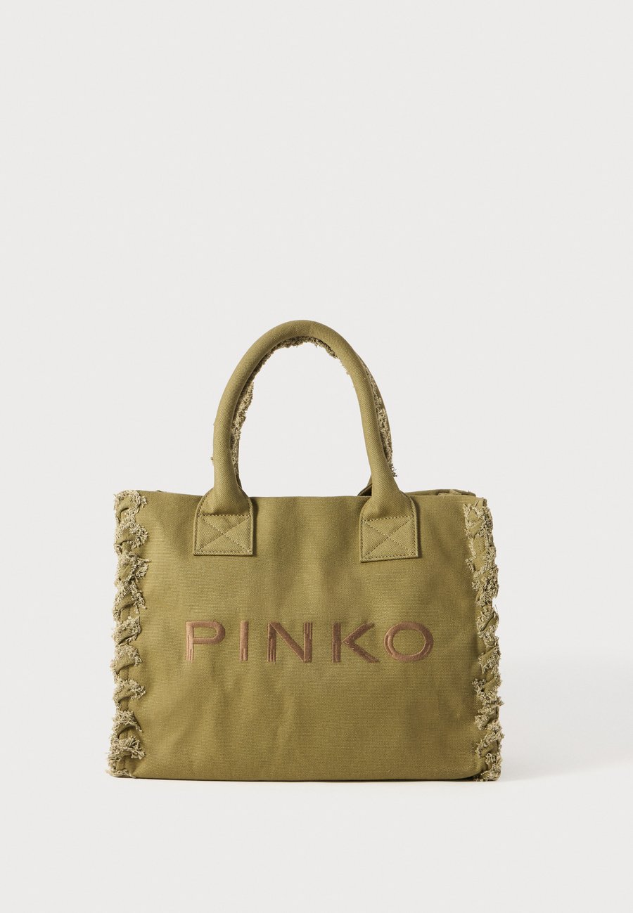 

Сумка Pinko BEACH RICICLAT, Oliva Gotico/Antique Gold-Coloured/Olive