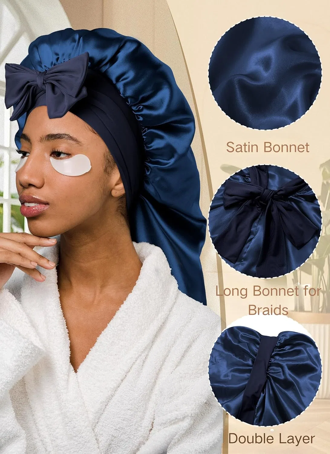 Шапочка для душа CHLINS, Navy — фото 3