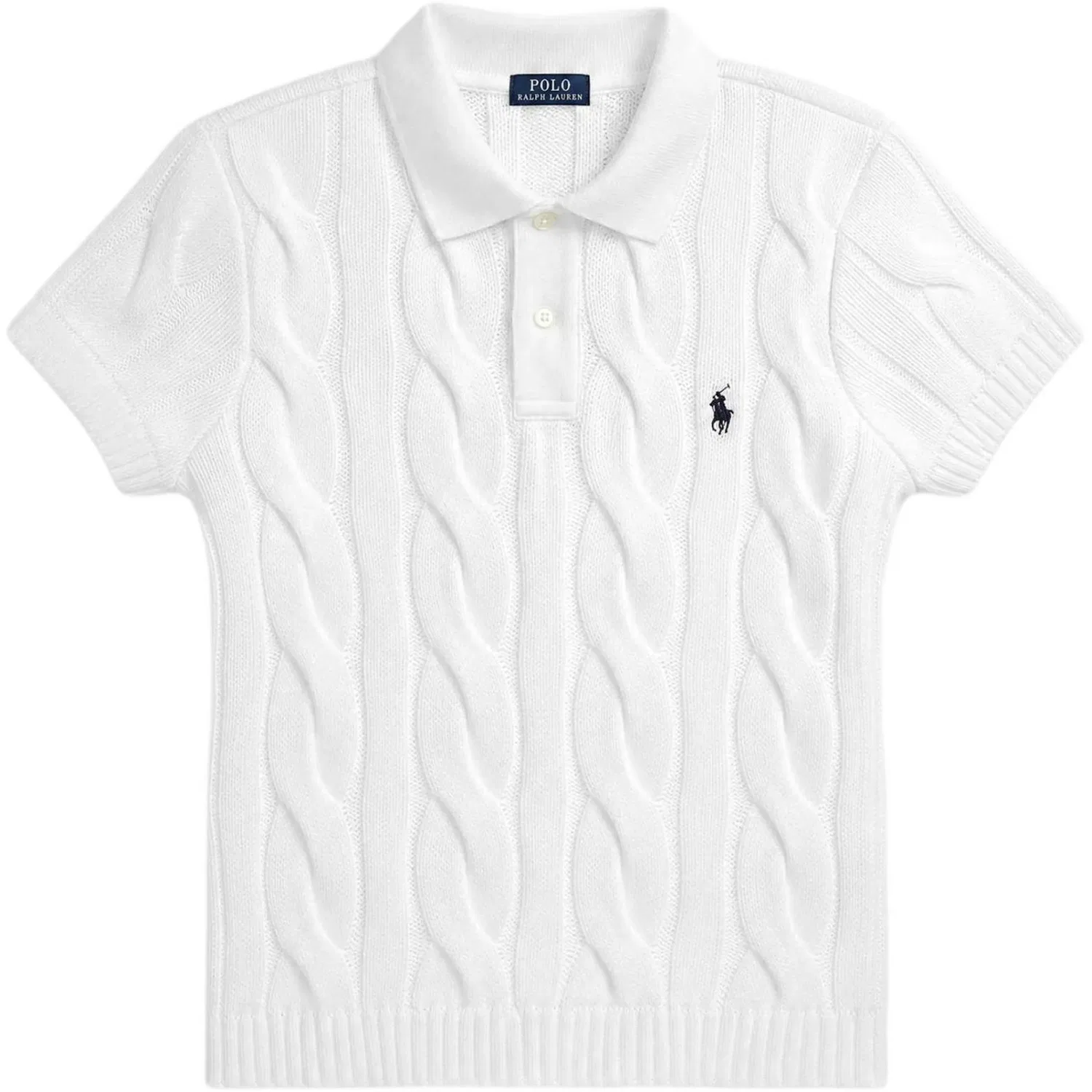 Женское поло Polo Ralph Lauren, White