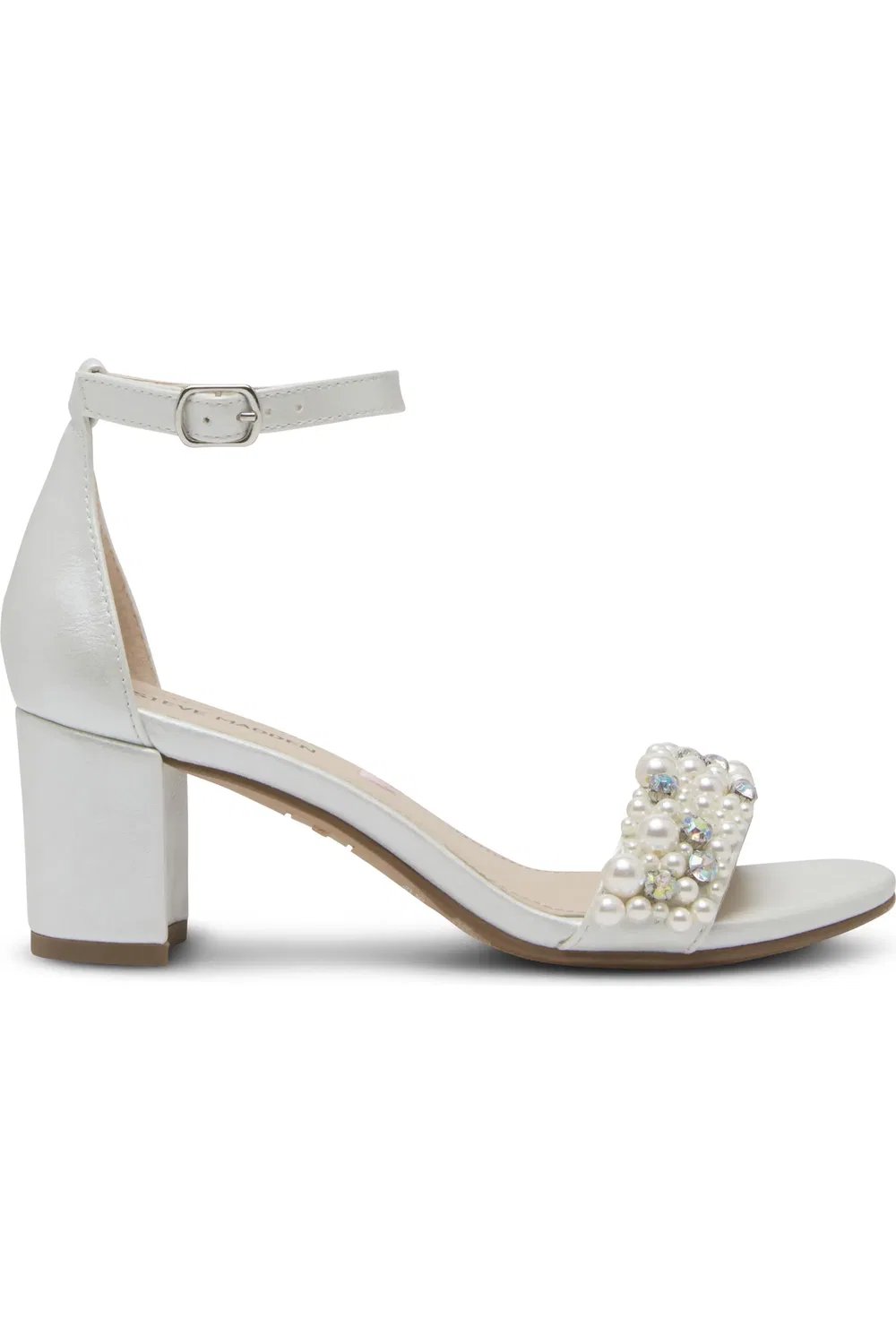 Детские сандалии с ремешком на щиколотке JCarrson Steve Madden, Pearl — фото 3