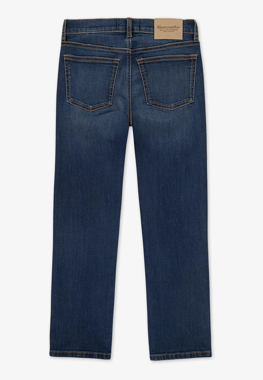 Джинсы Abercrombie & Fitch Regular темно-синего цвета — фото 2