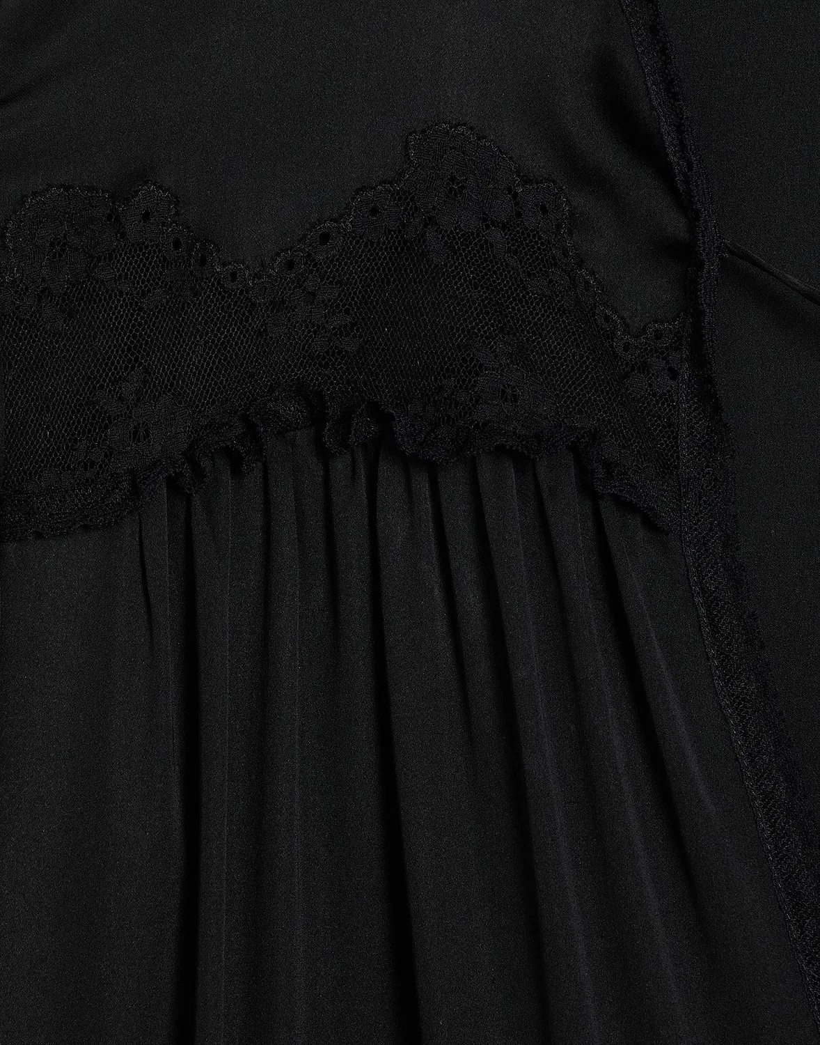 Женский комбинезон с длинным рукавом Saint Laurent, черный — фото 4