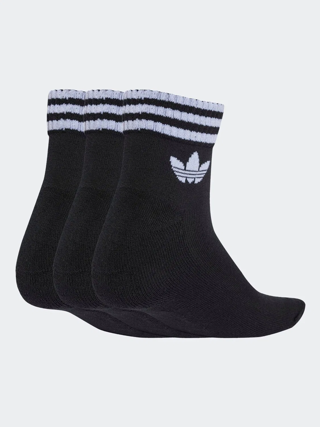 Носки Adidas Originals Ankle 3 Pairs, черные