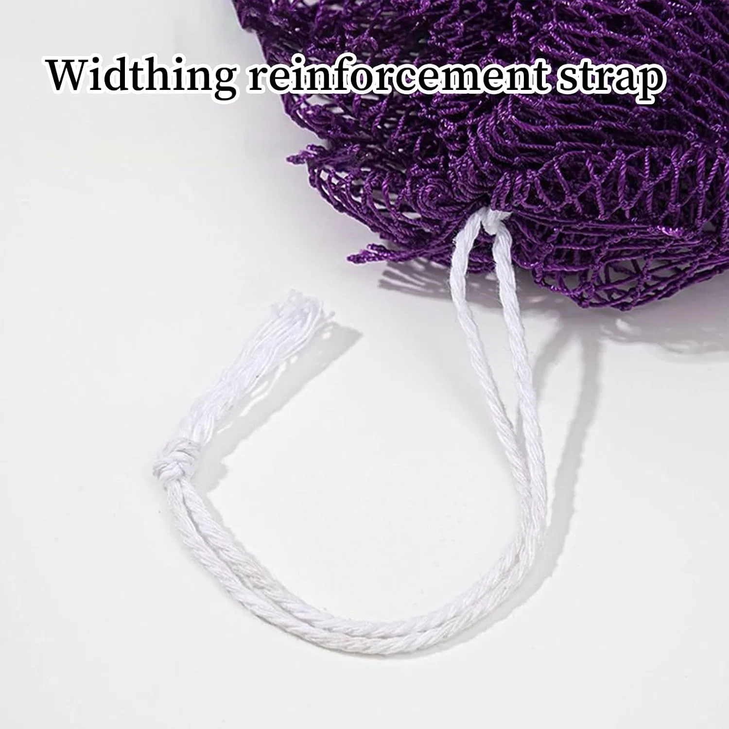 Мочалка Mesh Sponge, Generisch, 20 см, Purple — фото 3