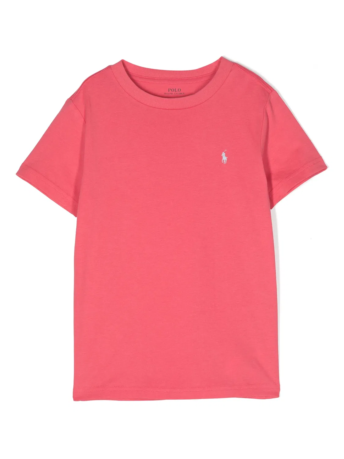 Футболка Pony хлопковая розовая Polo Ralph Lauren, розовый