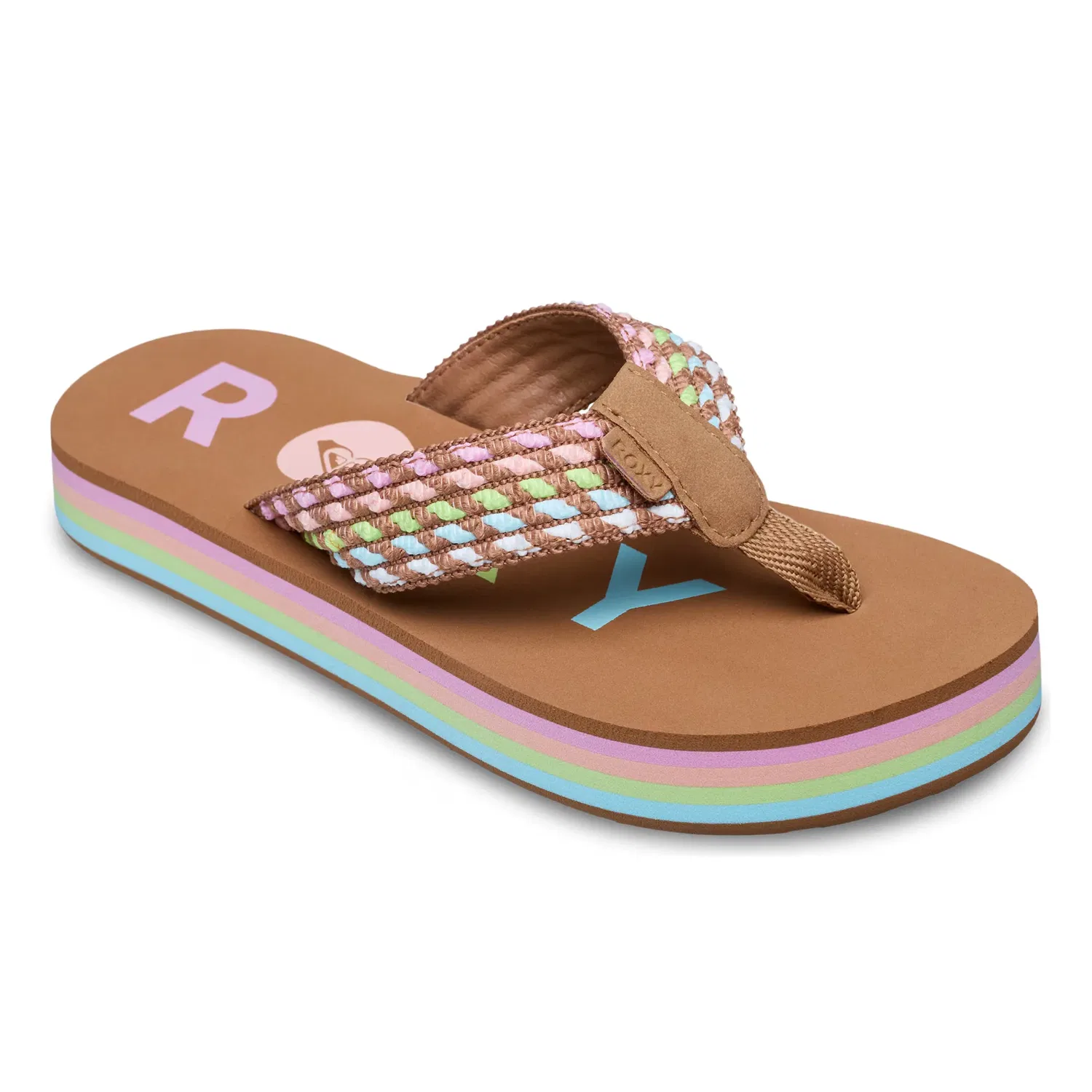 Детские сланцы для мальчиков Roxy Chika Hi Roxy, Marrón