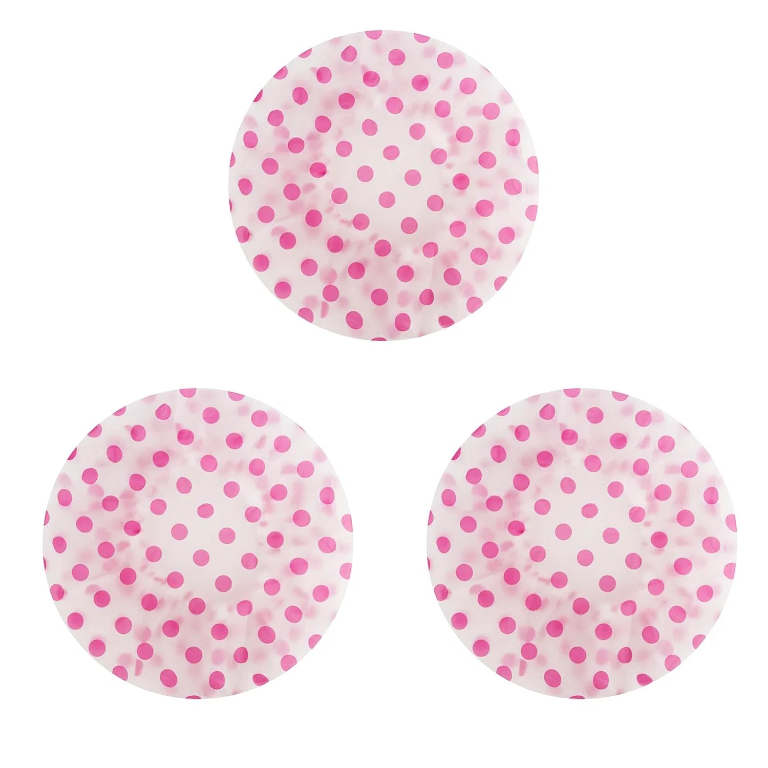 Шапочка для душа TOPTIE, 3 шт, Pink Dot