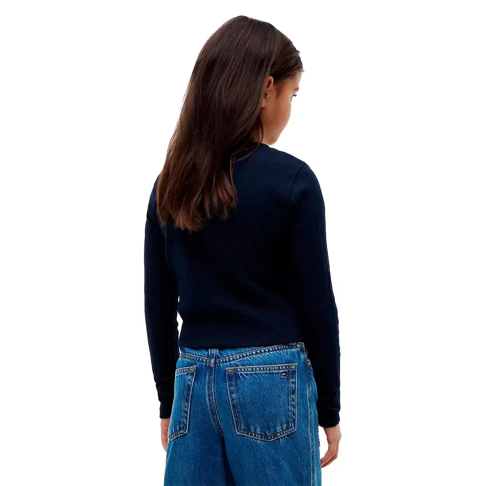 Детская футболка с длинным рукавом Tommy hilfiger KG0KG09463, Blue — фото 2