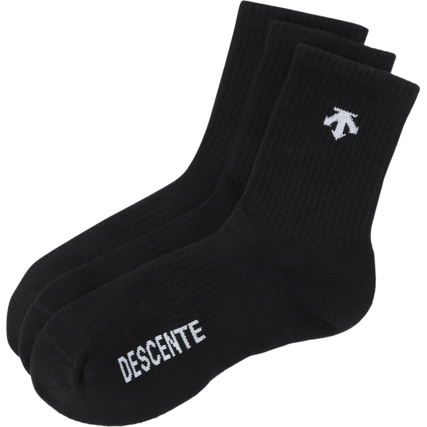 Детские носки-гольфы 3 пары DESCENTE, Black