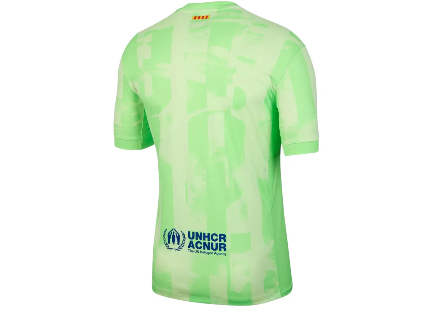 Мужская футбольная футболка Nike F.C. Barcelona 2024/25 Stadium Third Replica Jersey, Barely Volt/Barely Volt/Lime Blast/Old Royal — фото 2