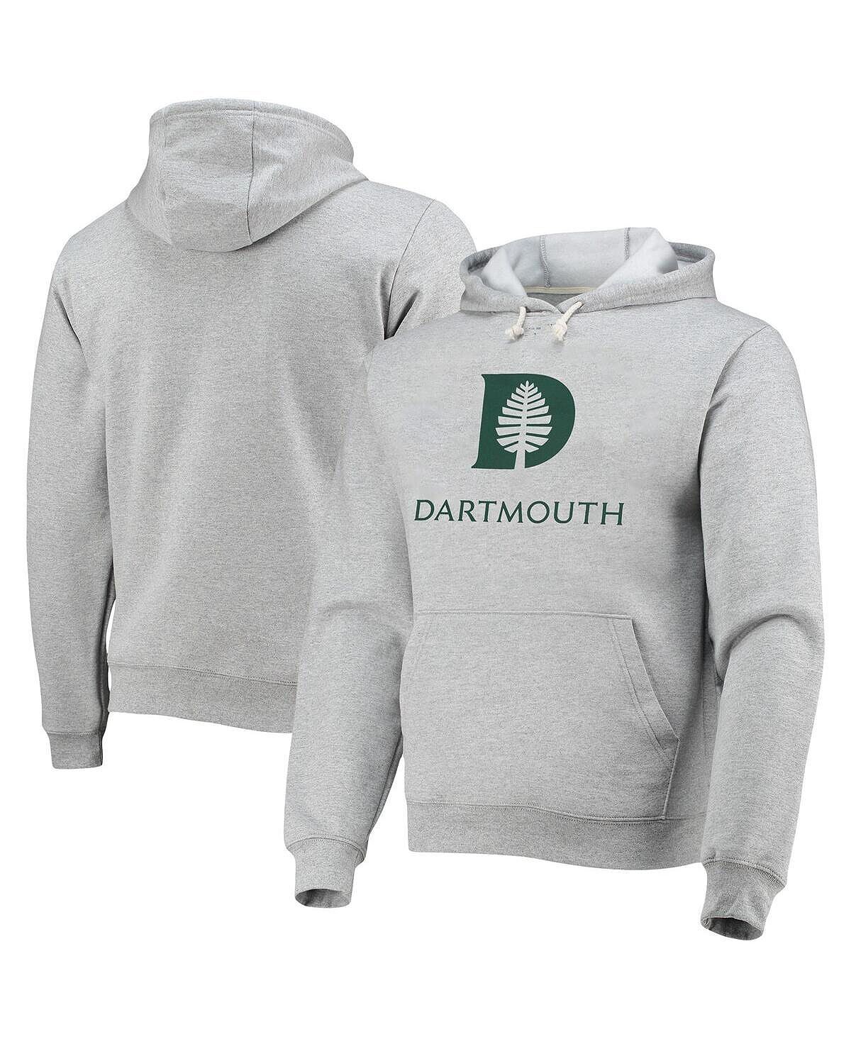 

Мужская флисовая толстовка с капюшоном dartmouth big green seal neuvo essential с меланжевым серым оттенком League Collegiate Wear, мульти