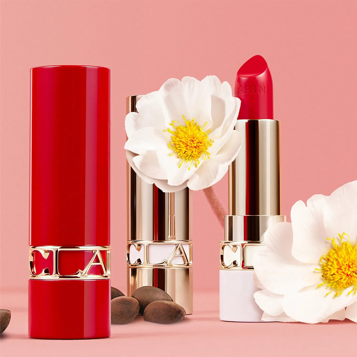 Матовая помада-стик с увлажняющим эффектом, 3,5 г, CLARINS, 732V Grenadine — фото 4