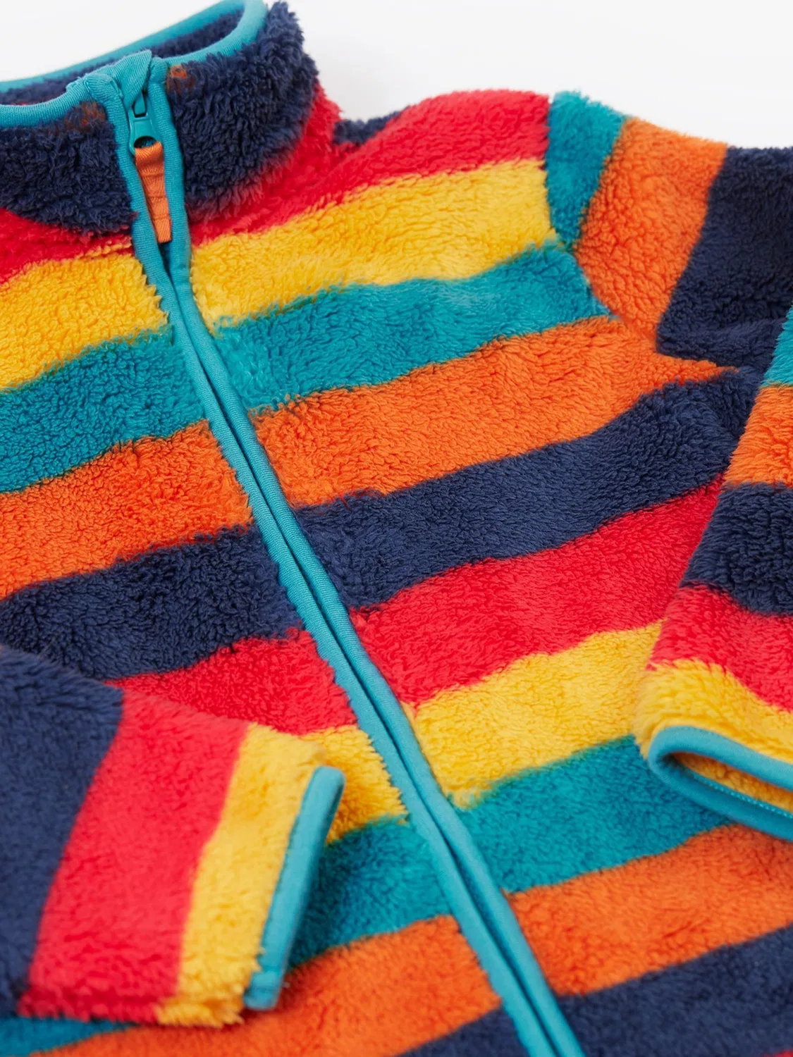 Флисовая куртка Frugi Multi Zipped Ted Fleece, мультиколор — фото 2