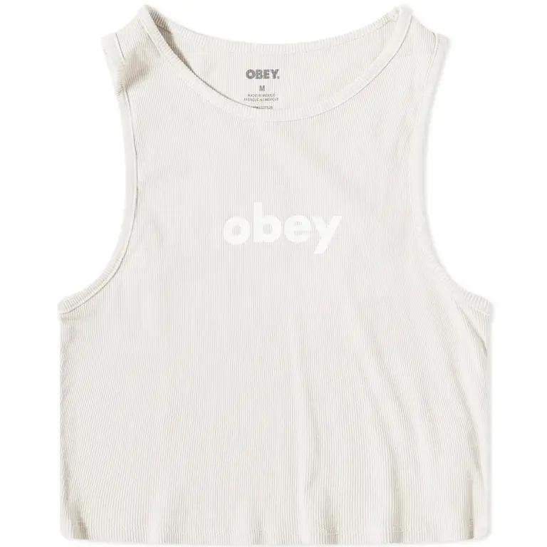 

Топ Obey Lower Case Logo Tank, серый