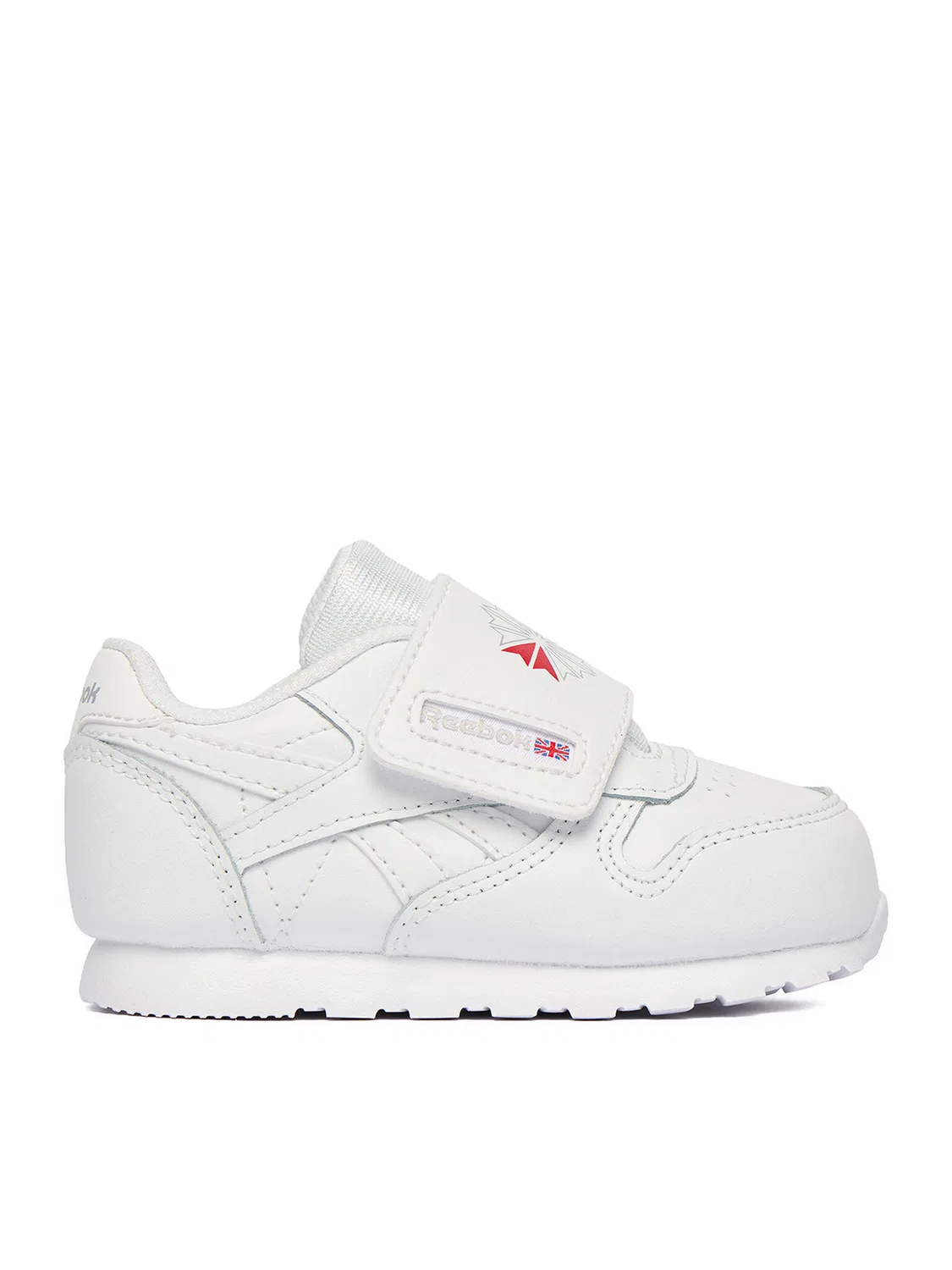 Кроссовки для мальчика LEATHER Reebok, белый — фото 2