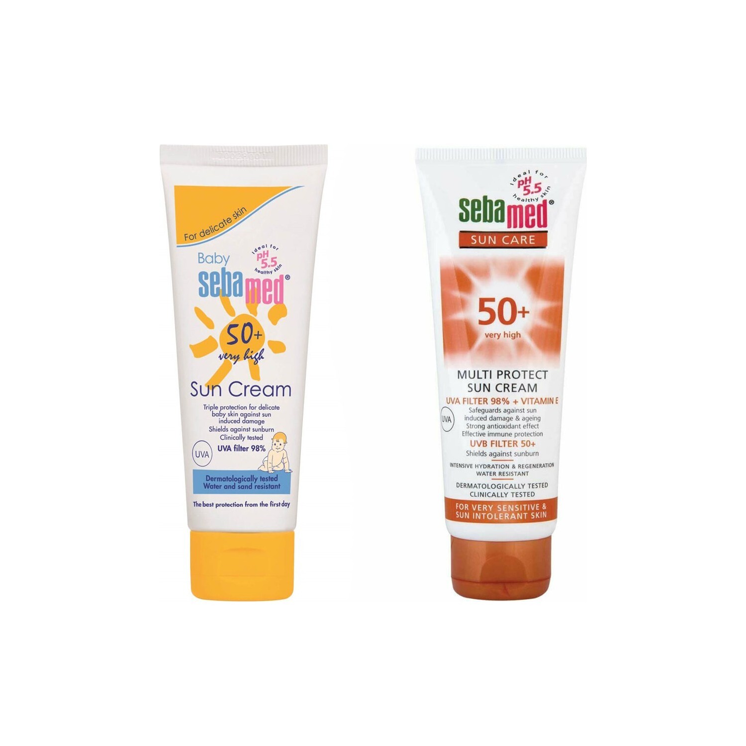

Солнцезащитный набор Sebamed, 2 тюбика