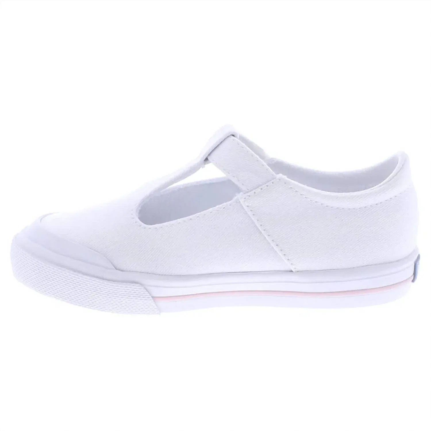 Детские туфли для девочек с ремешком Drew Mary Jane Footmates, White — фото 4