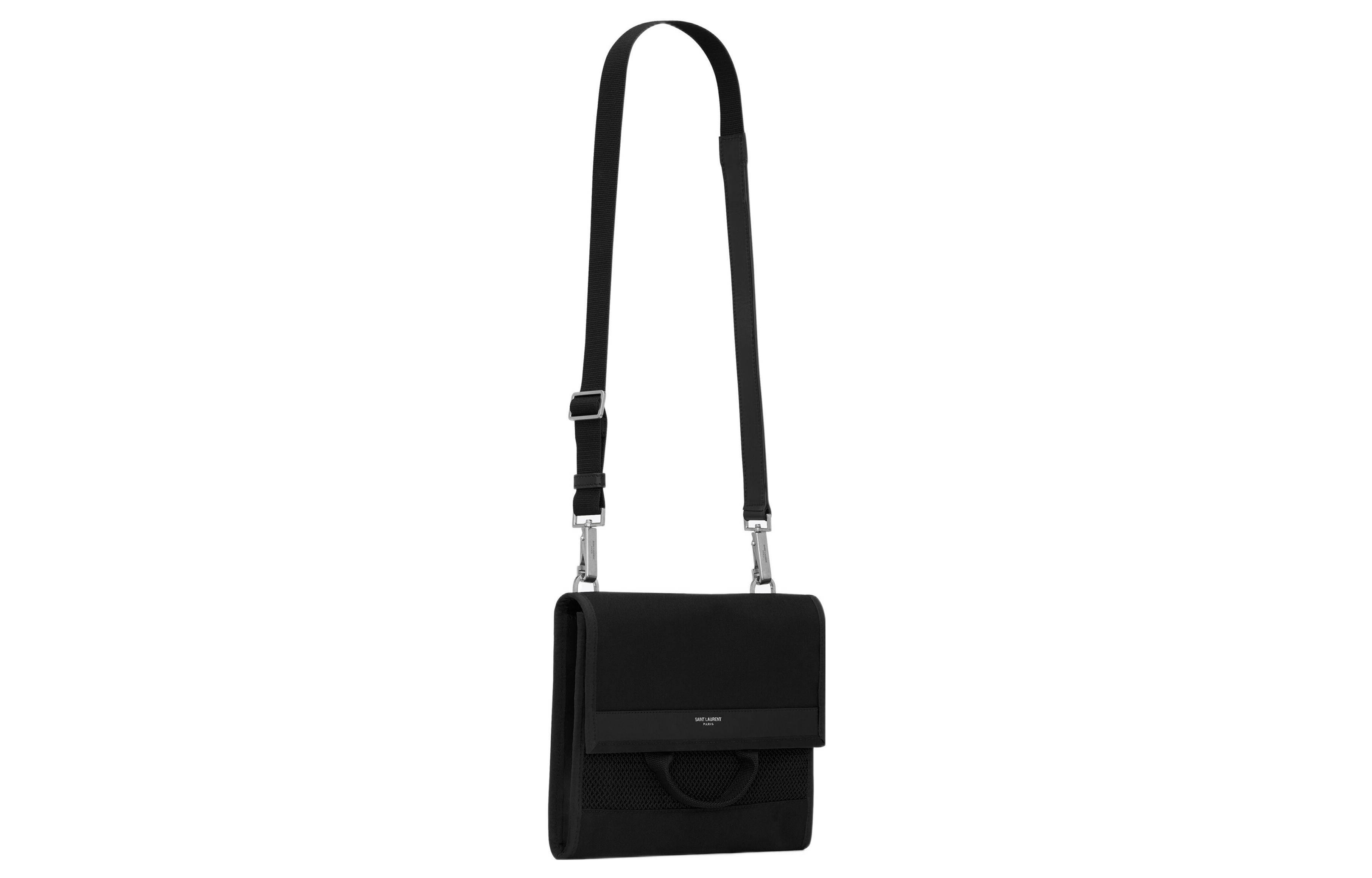 SAINT LAURENT Кожаная сумка через плечо Cow Leather Handbag Shoulder Bag Crossbody Bag Women's Black — фото 2