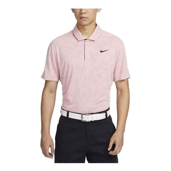 

Рубашка поло dri fit tiger woods adv golf polo shirt Nike, розовый