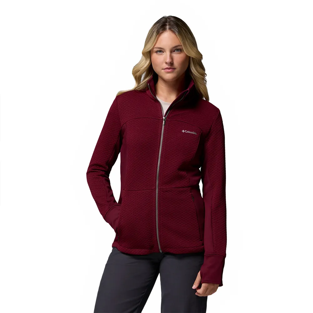 

Флис Columbia Roffe Ridge III full zip, красный