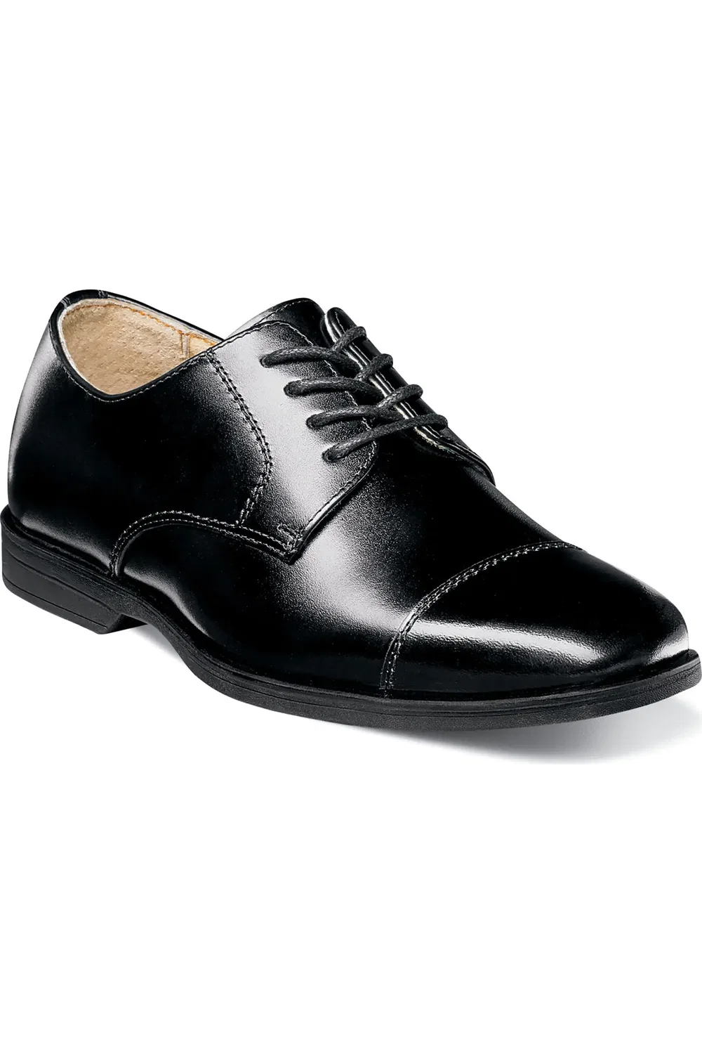 Дерби детские на шнуровке с квадратным мысом Reveal Florsheim, черный