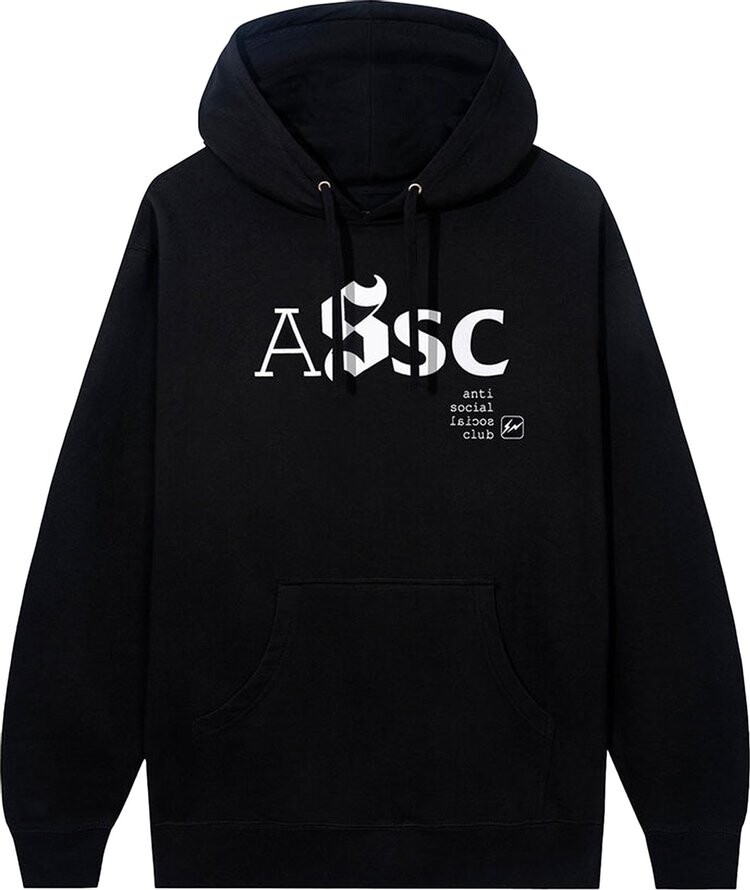 

Худи Anti Social Social Club x Fragment Type A Hoodie 'Black', черный