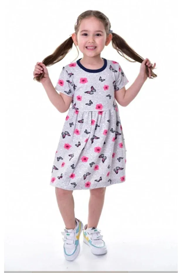 Детское платье для девочек с принтом Summer short sleeve girl's printed dress Ruhaay, Multicolor1