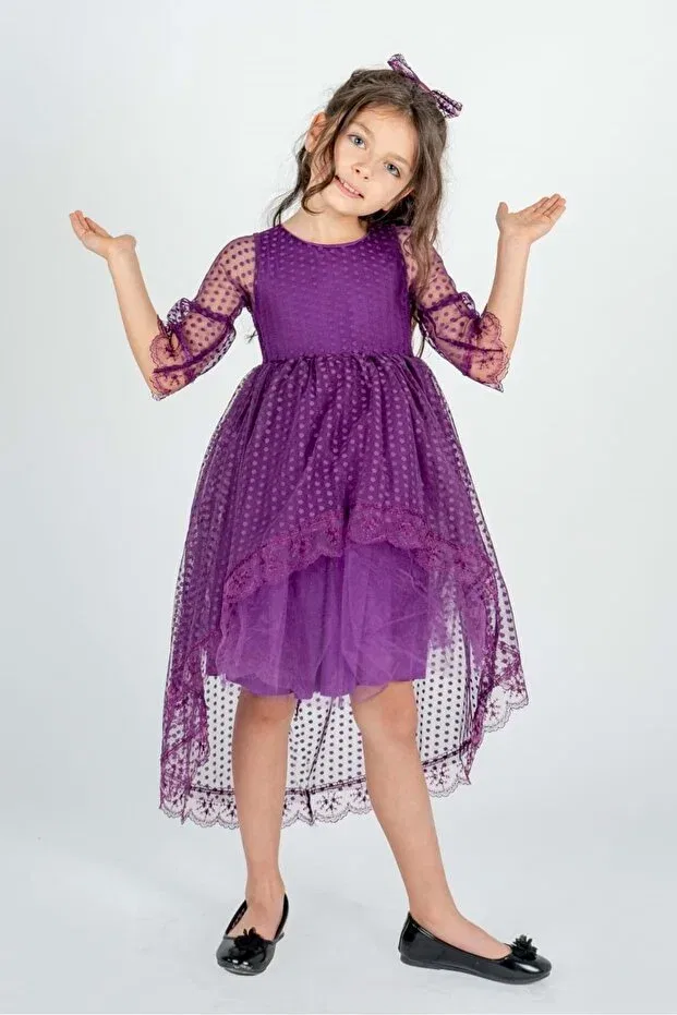 Детское платье для девочек кружевное Mnk Baby&Kids, Murdum — фото 4