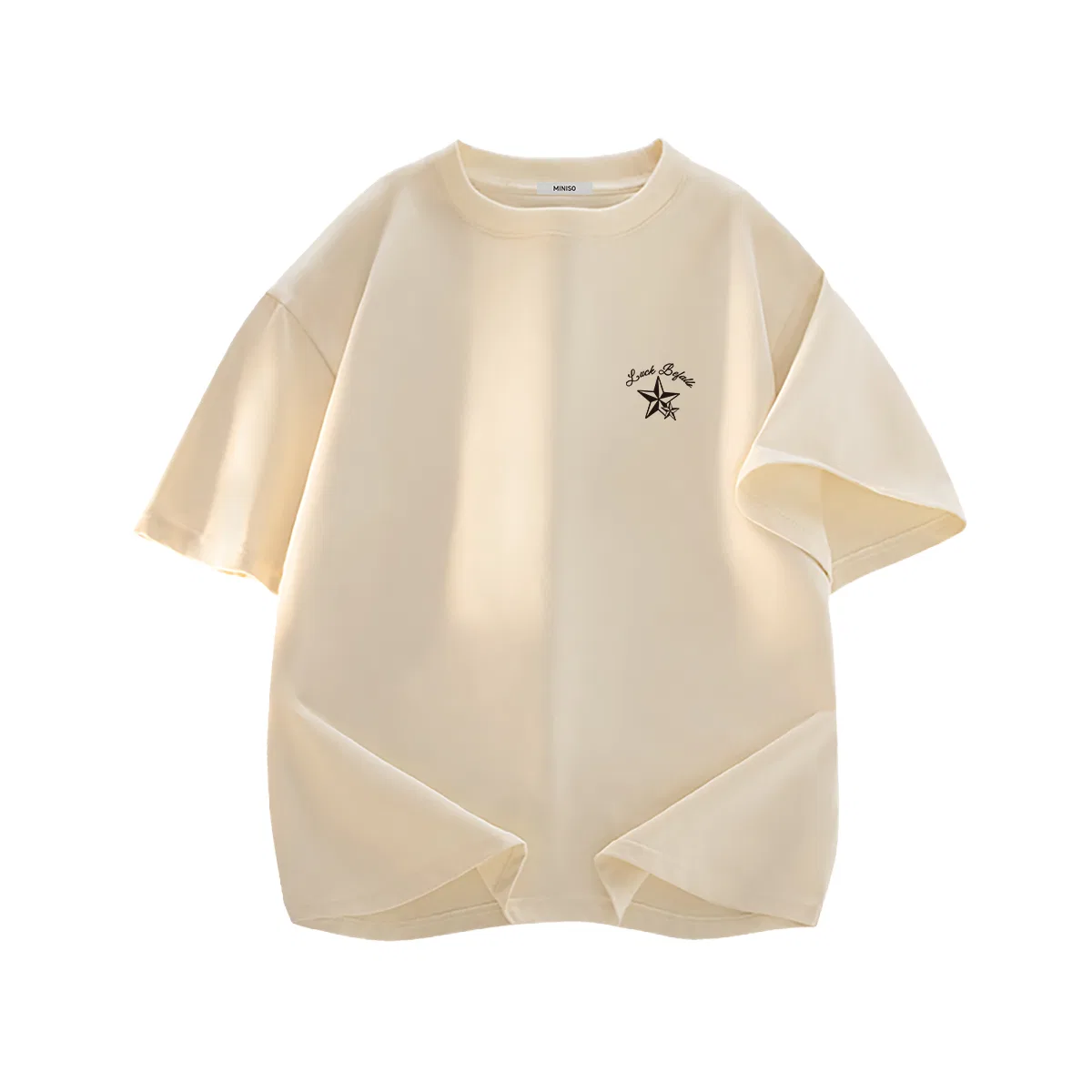 Футболка детская хлопковая MINISO, Light Beige